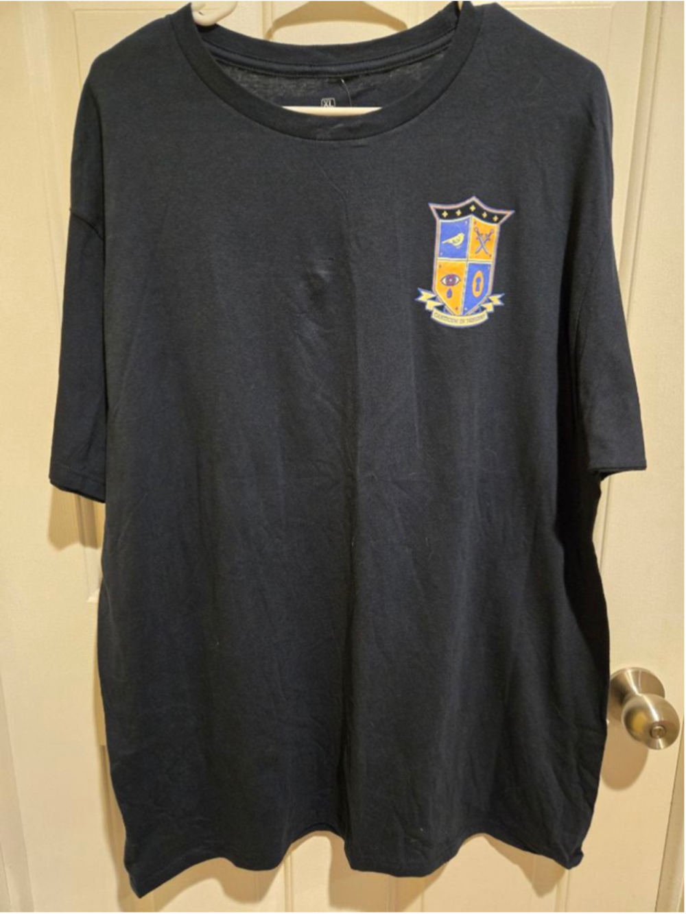 Men's Ripple Junction Navy Umbrella Academy Sparrow Crest T-Shirt XL